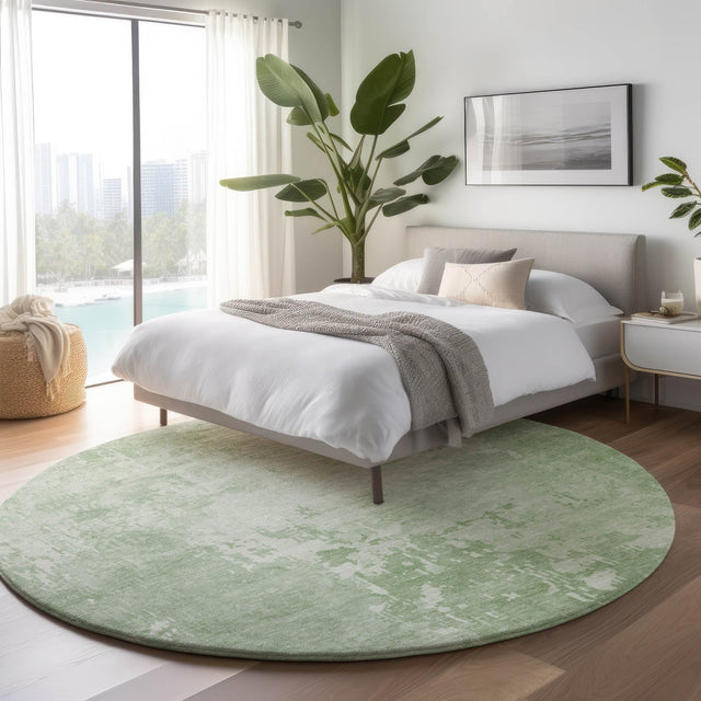Dalyn Pacifica PA11 Mint Rug shown in a room