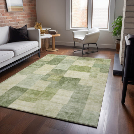 Dalyn Pacifica PA12 Aloe Rug shown in a room