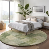Dalyn Pacifica PA12 Aloe Rug shown in a room