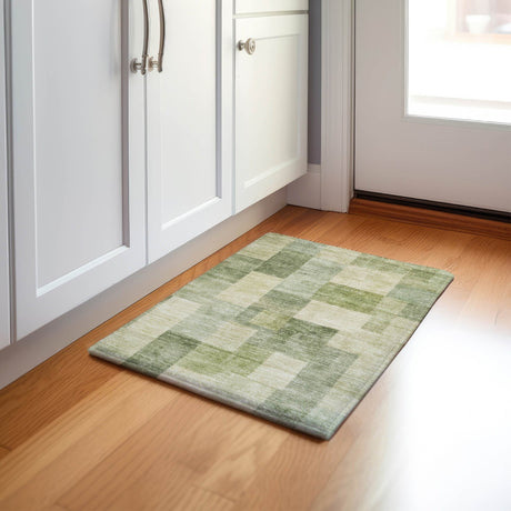 Dalyn Pacifica PA12 Aloe Rug shown in a room