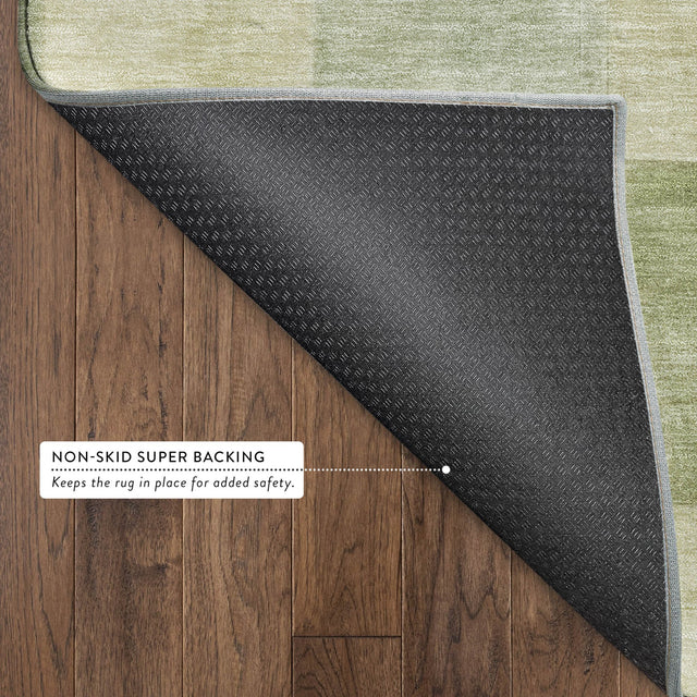 Dalyn Pacifica PA12 Aloe Rug backing detail