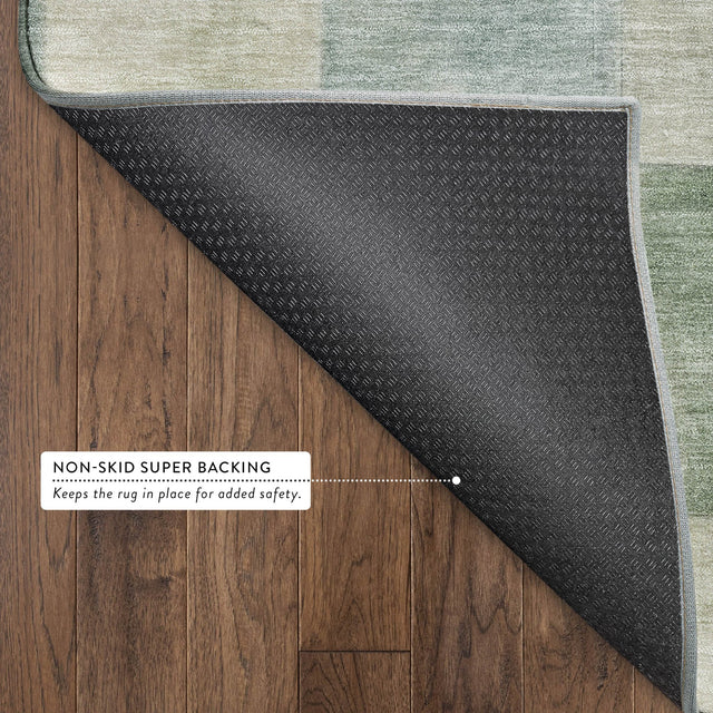 Dalyn Pacifica PA12 Seafoam Rug backing detail