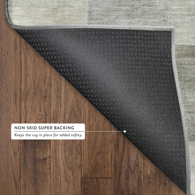 Dalyn Pacifica PA12 Taupe Rug backing detail