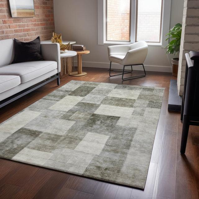 Dalyn Pacifica PA12 Taupe Rug shown in a room