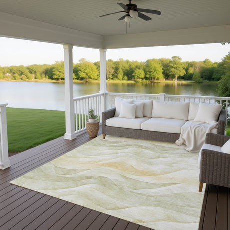 Dalyn Pacifica PA3 Aloe Rug outdoor lifestyle image