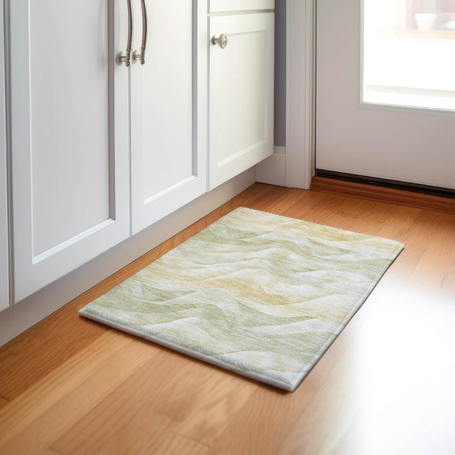 Dalyn Pacifica PA3 Aloe Rug shown in a room