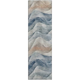 Dalyn Pacifica PA3 Blue Rug runner rug