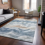 Dalyn Pacifica PA3 Blue Rug shown in a room