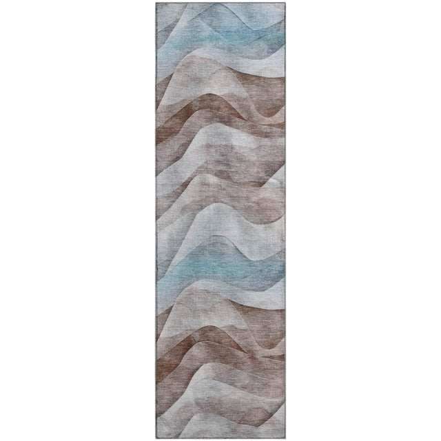Dalyn Pacifica PA3 Mocha Rug runner rug