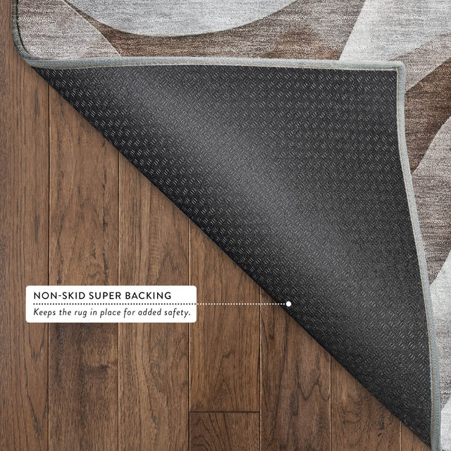 Dalyn Pacifica PA3 Mocha Rug backing detail