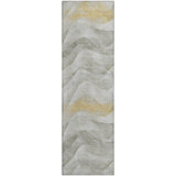 Dalyn Pacifica PA3 Silver Rug runner rug