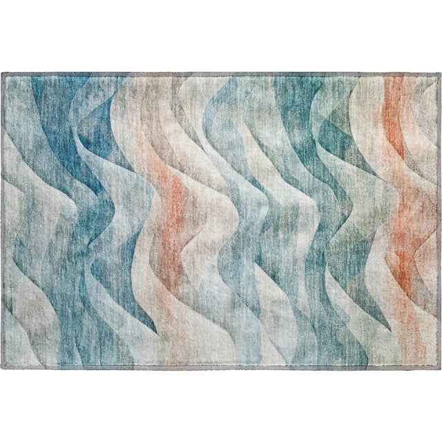 Dalyn Pacifica PA3 Teal Rug rectangular rug