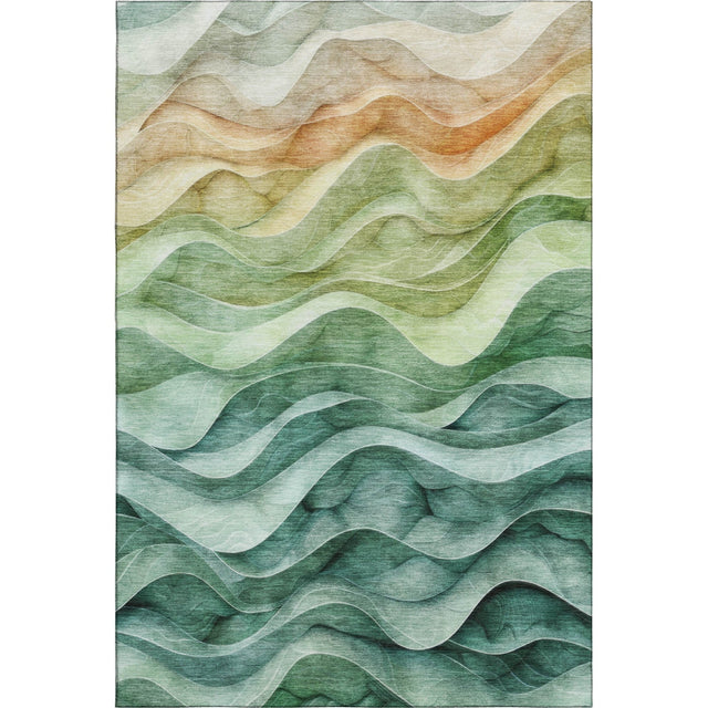 Dalyn Pacifica PA4 Teal Rug main image