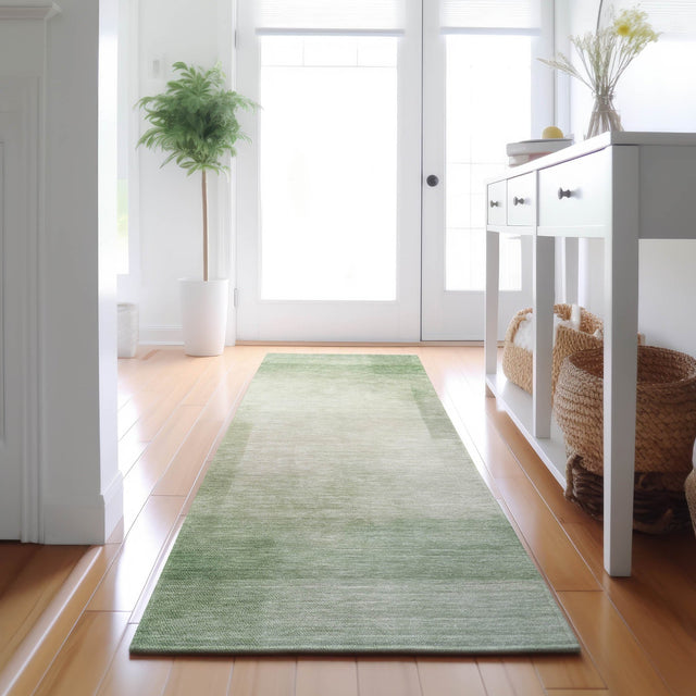 Dalyn Pacifica PA5 Aloe Rug shown in a room