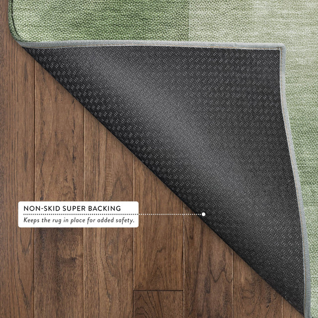 Dalyn Pacifica PA5 Aloe Rug backing detail