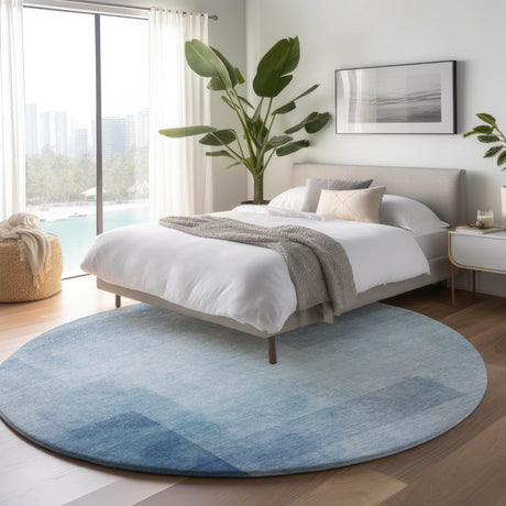 Dalyn Pacifica PA5 Blue Rug shown in a room