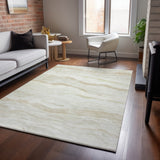 Dalyn Pacifica PA6 Beige Rug shown in a room