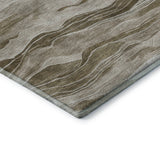 Dalyn Pacifica PA6 Brown Rug corner detail