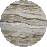 Dalyn Pacifica PA6 Brown Rug round rug