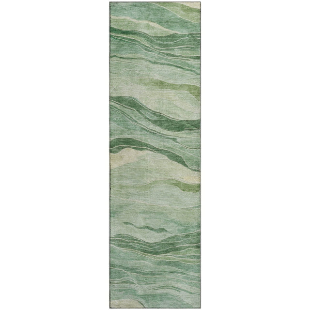 Dalyn Pacifica PA6 Green Rug runner rug