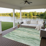 Dalyn Pacifica PA6 Green Rug outdoor lifestyle image