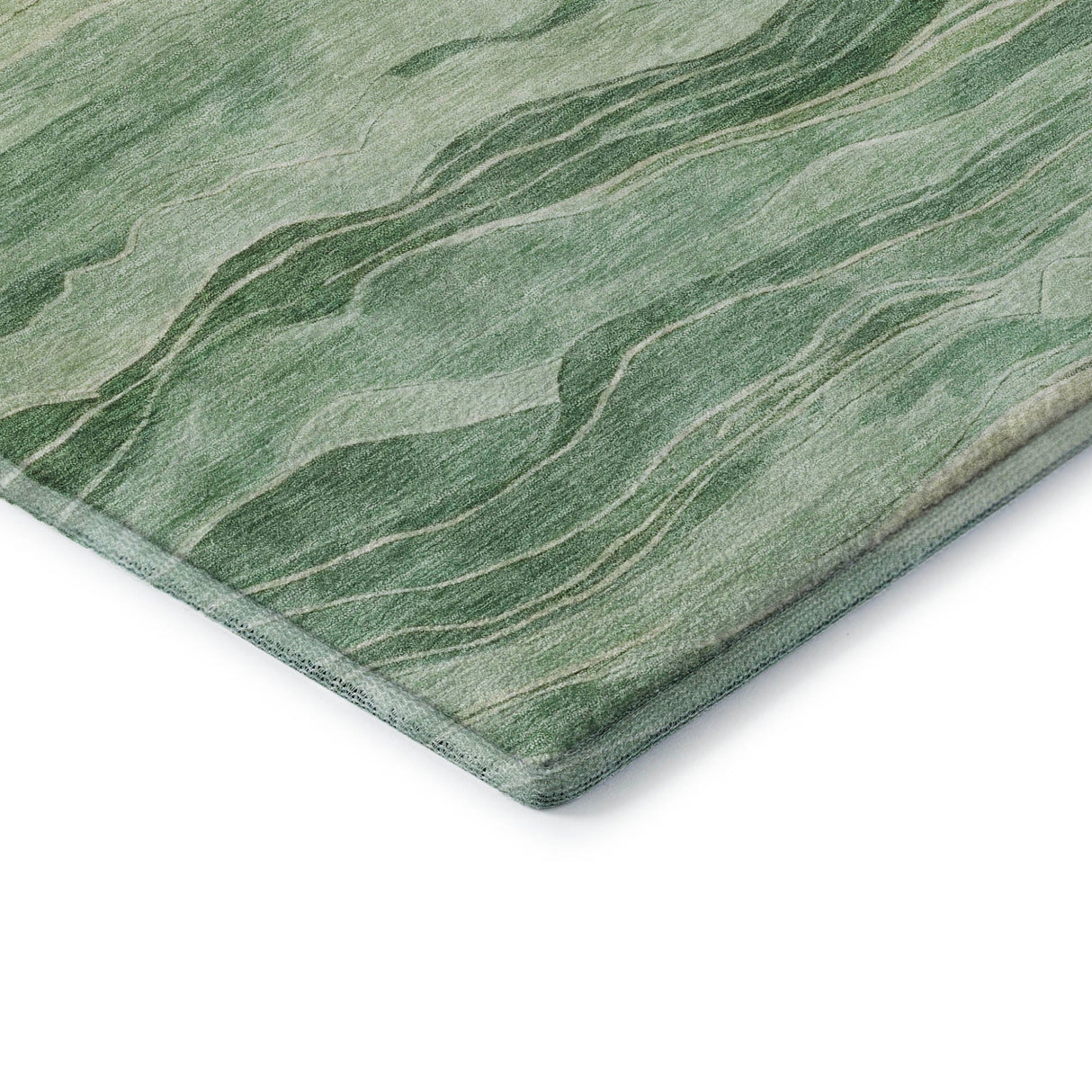 Dalyn Pacifica PA6 Green Rug corner detail