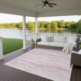 Dalyn Pacifica PA6 Pink Rug outdoor lifestyle image