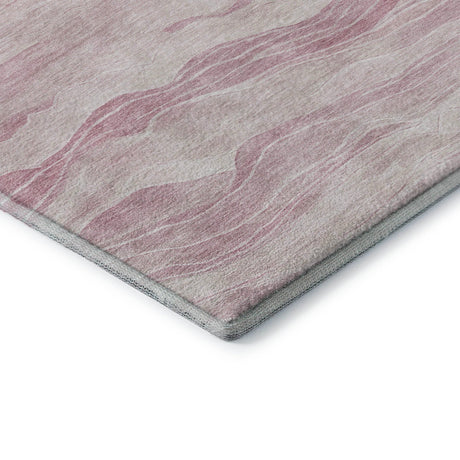 Dalyn Pacifica PA6 Pink Rug corner detail