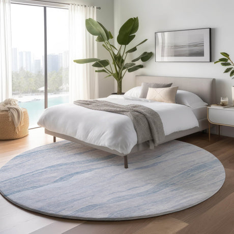 Dalyn Pacifica PA6 Sky Rug shown in a room