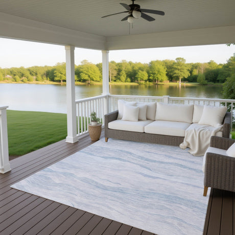 Dalyn Pacifica PA6 Sky Rug outdoor lifestyle image