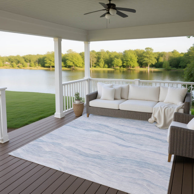 Dalyn Pacifica PA6 Sky Rug outdoor lifestyle image