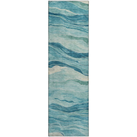 Dalyn Pacifica PA6 Turquoise Rug runner rug