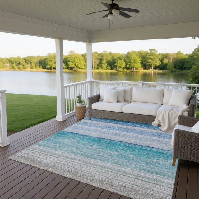 Dalyn Pacifica PA7 Sky Rug outdoor lifestyle image