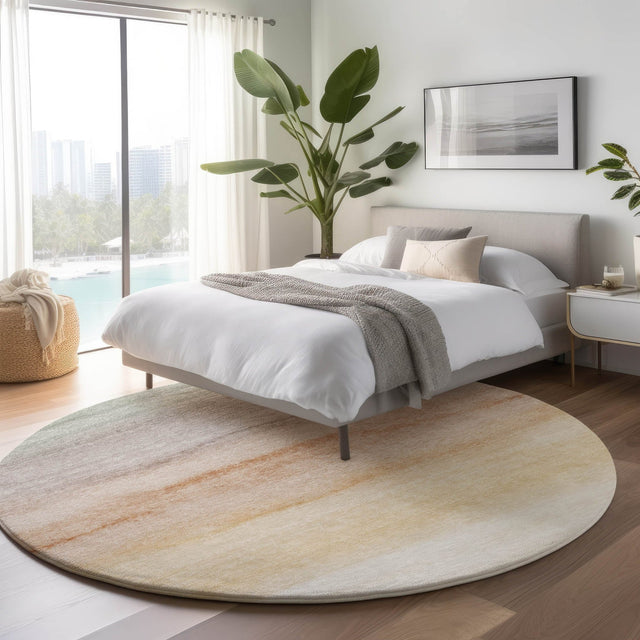 Dalyn Pacifica PA8 Coral Rug shown in a room
