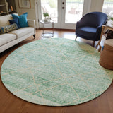 Dalyn Portico PO1 Aloe Rug shown in a room