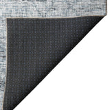 Dalyn Portico PO1 Blue Rug backing detail