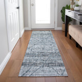 Dalyn Portico PO1 Blue Rug shown in a room