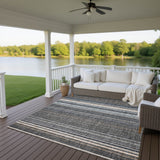 Dalyn Portico PO2 Chocolate Rug outdoor lifestyle image