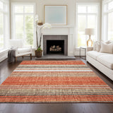 Dalyn Portico PO2 Coral Rug shown in a room