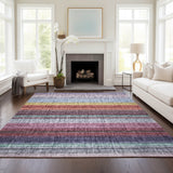 Dalyn Portico PO2 Lavender Rug shown in a room