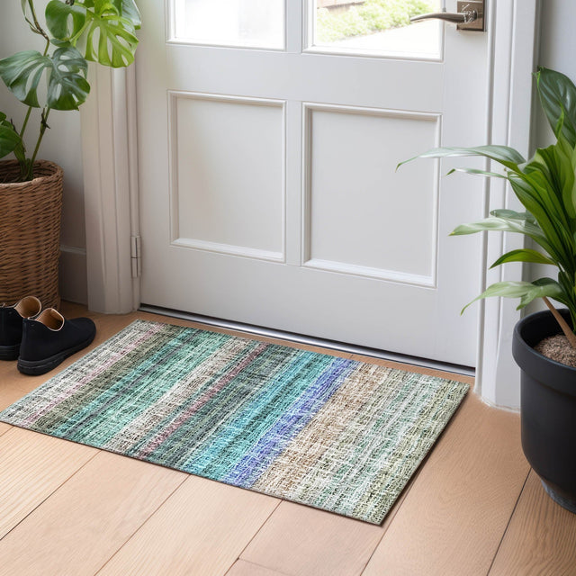 Dalyn Portico PO2 Sage Rug shown in a room