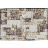 Dalyn Portico PO3 Brown Rug rectangular rug