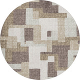 Dalyn Portico PO3 Brown Rug rectangular rug