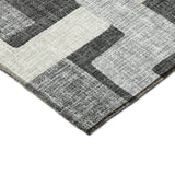 Dalyn Portico PO3 Gray Rug corner detail