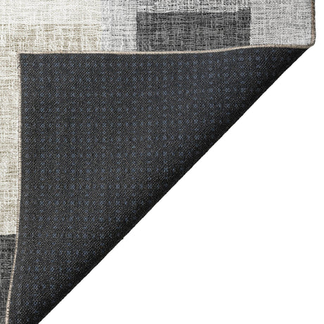 Dalyn Portico PO3 Gray Rug backing detail