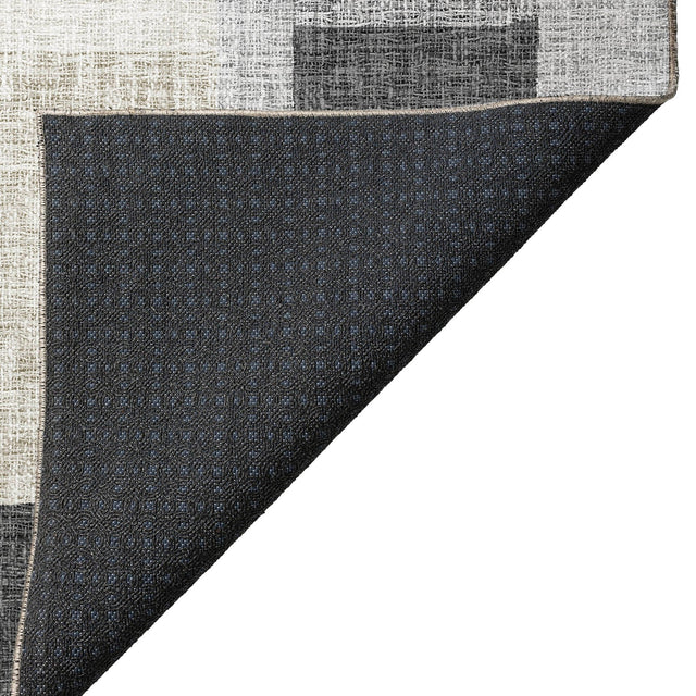 Dalyn Portico PO3 Gray Rug backing detail
