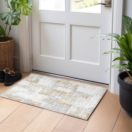 Dalyn Portico PO3 Ivory Rug shown in a room