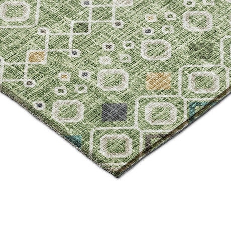 Dalyn Portico PO4 Aloe Rug corner detail