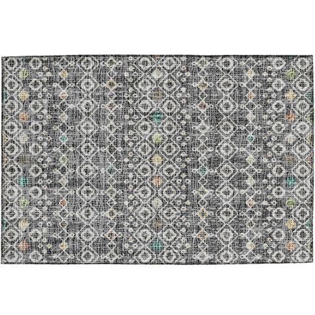 Dalyn Portico PO4 Gray Rug rectangular rug