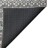 Dalyn Portico PO4 Gray Rug backing detail